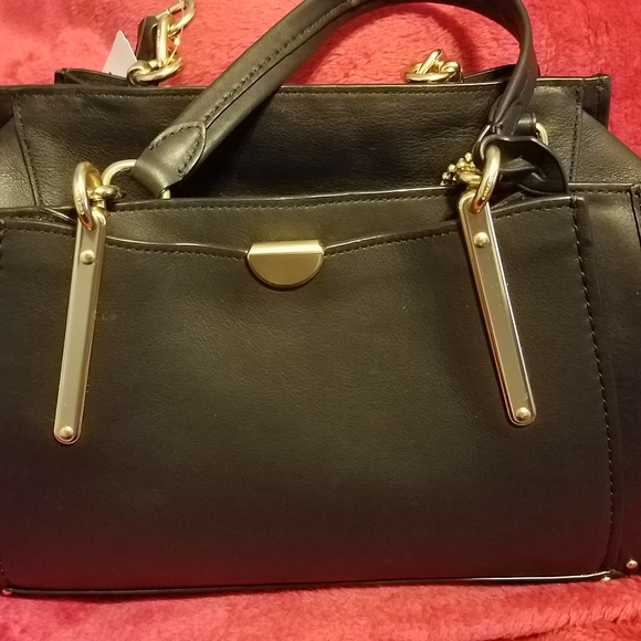 SOLD!!!  COACH Dreamer Satchel- Black w Gold - Picture 6 of 8